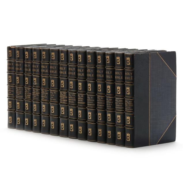 early-20th-century-holy-bible-a-finely-bound-limited-edition-set