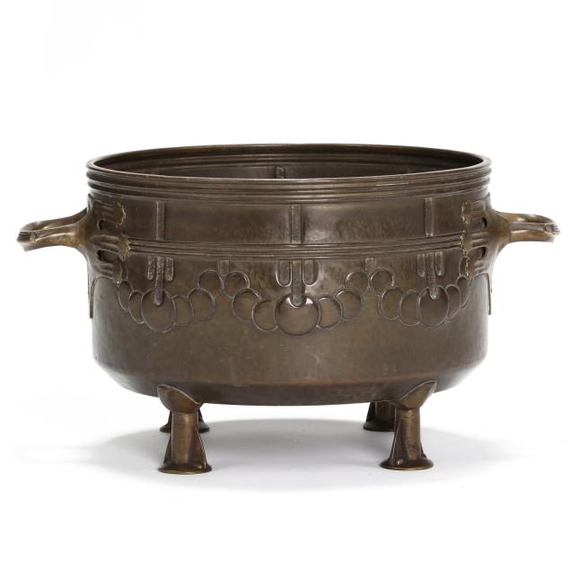 secessionist-hammered-copper-and-brass-jardiniere