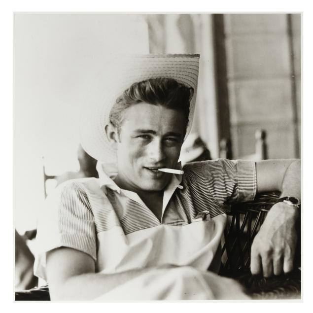 sid-avery-american-1918-2002-i-james-dean-on-marfa-texas-set-of-giant-i-1955