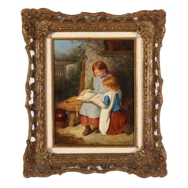 david-hardy-english-fl-1850-1870-children-reading