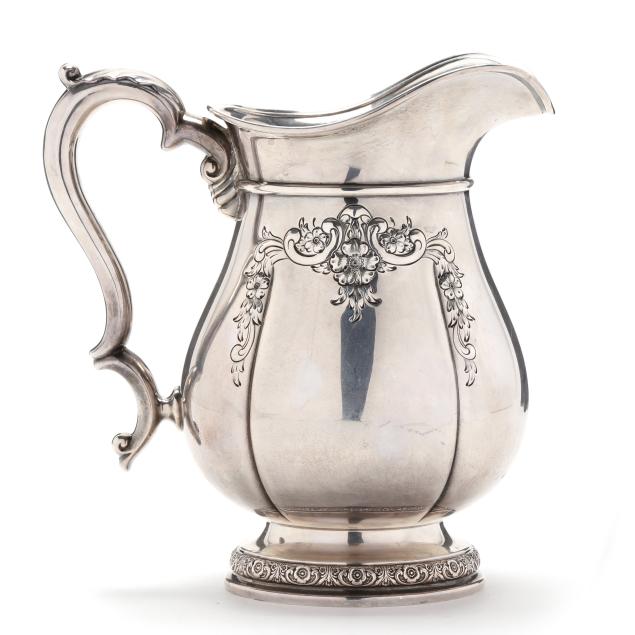 international-i-prelude-chased-i-sterling-silver-water-pitcher