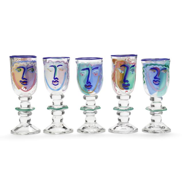 bernstein-nc-five-art-glass-goblets