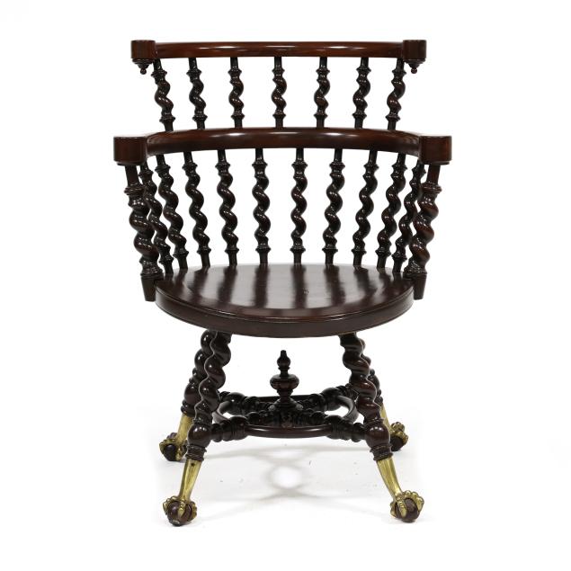 attributed-merklen-brothers-barley-twist-armchair