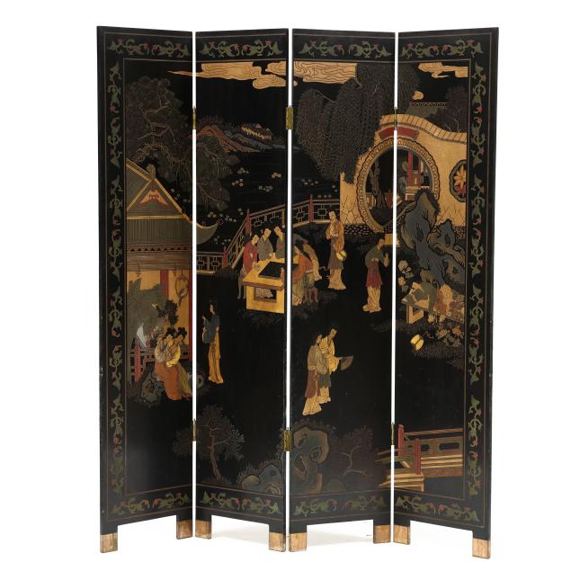 a-chinese-lacquered-four-panel-screen