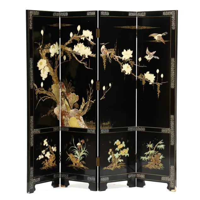 a-chinese-black-lacquered-four-panel-screen-with-inlays