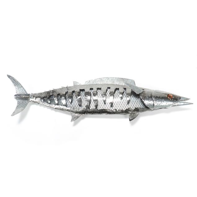 paul-b-hill-nc-large-mixed-metals-sculpture-of-a-wahoo