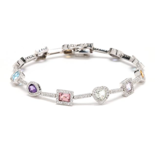 white-gold-gem-set-and-diamond-bracelet