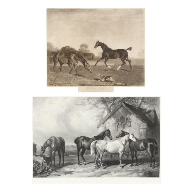 english-school-19th-century-two-engravings-of-horses