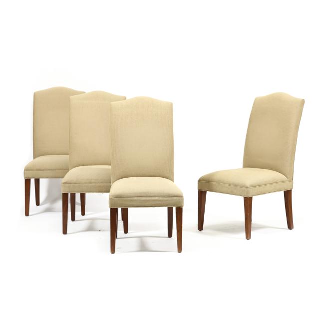 four-restoration-hardware-upholstered-side-chairs