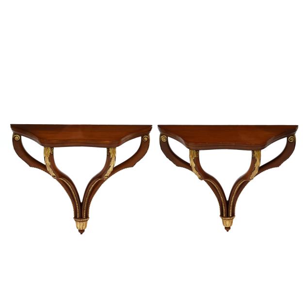 maitland-smith-pair-of-carved-and-gilt-mahogany-wall-brackets