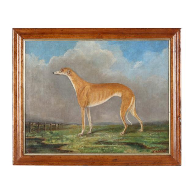 english-school-19th-century-portrait-of-a-greyhound