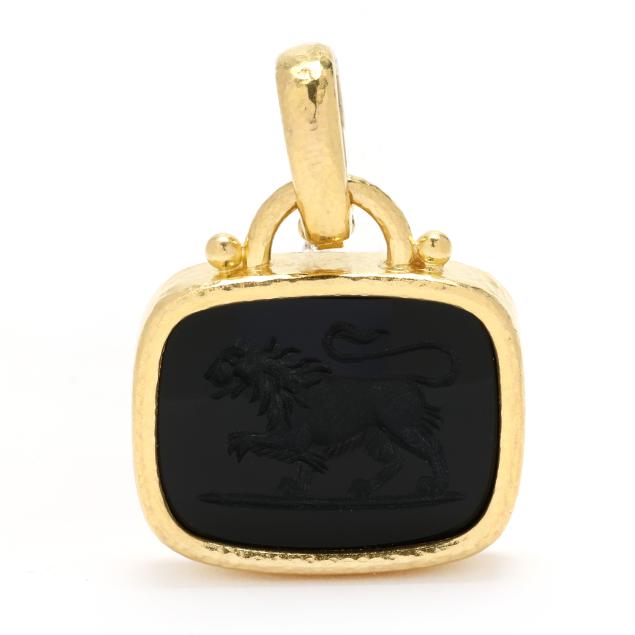 gold-and-black-onyx-intaglio-pendant-enhancer-elizabeth-locke