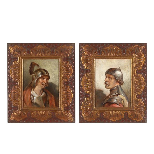 frederick-weekes-english-1833-1920-pair-of-soldier-portraits