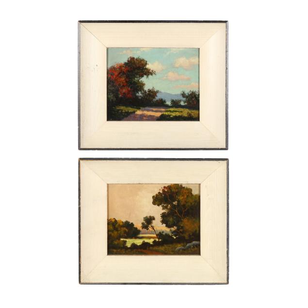 american-school-20th-century-pair-of-landscapes-signed