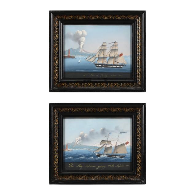 continental-school-19th-century-two-paintings-of-ships-along-the-bay-of-naples