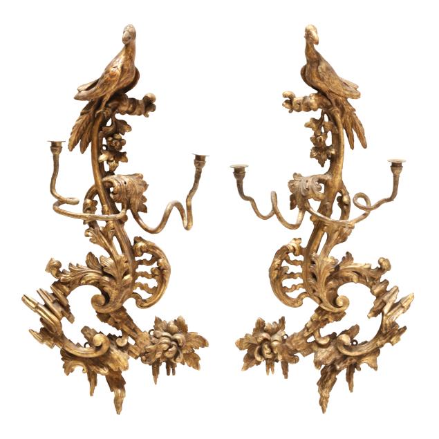 a-pair-of-rococo-style-giltwood-phoenix-wall-sconces