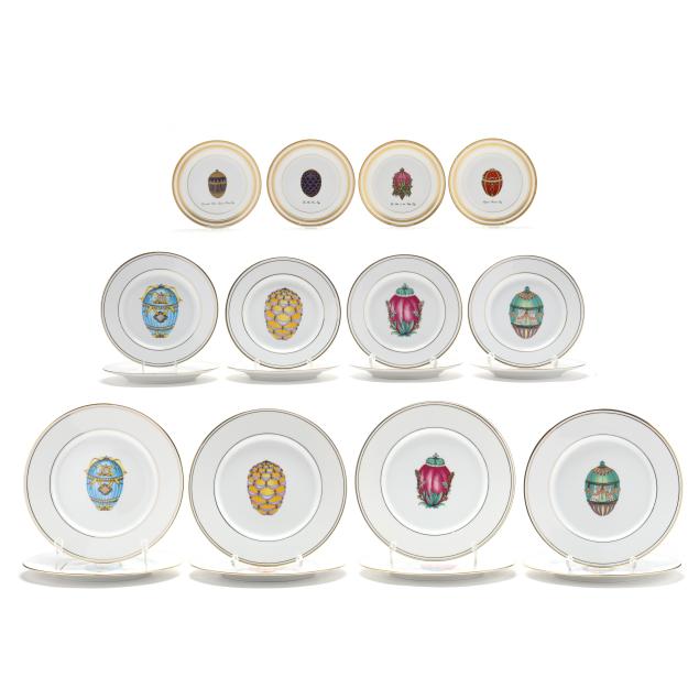 limoges-porcelain-i-faberge-egg-i-partial-dinner-service-20-pieces