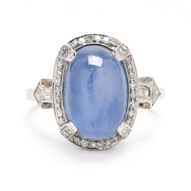 antique-platinum-star-sapphire-and-diamond-ring