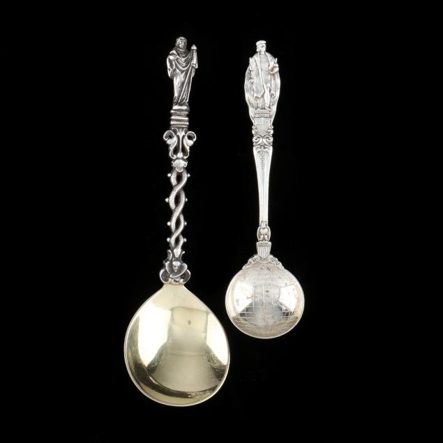 two-tiffany-co-sterling-silver-figural-spoons