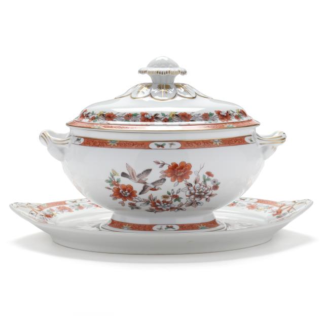 mottahedeh-birds-magnolia-lidded-tureen-and-tray