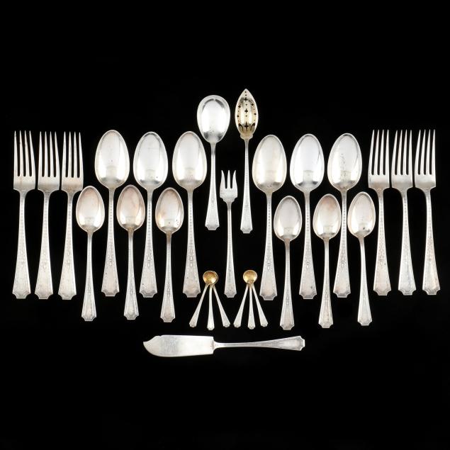 collection-of-durgin-i-colfax-i-sterling-silver-flatware