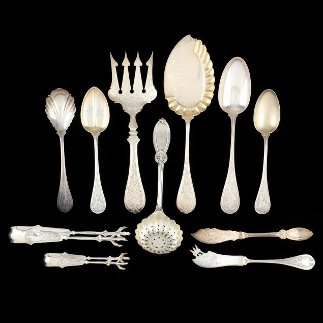 selection-of-john-wendt-sterling-silver-flatware-and-servers