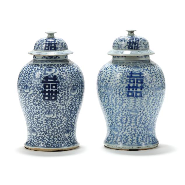 a-pair-of-large-chinese-blue-and-white-double-happiness-temple-jars