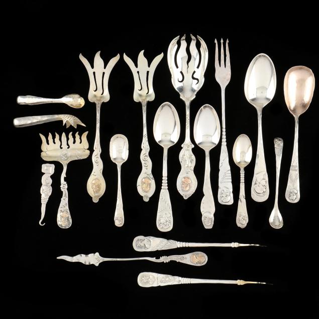 assortment-of-sterling-silver-i-etruscan-i-flatware-by-george-w-shiebler