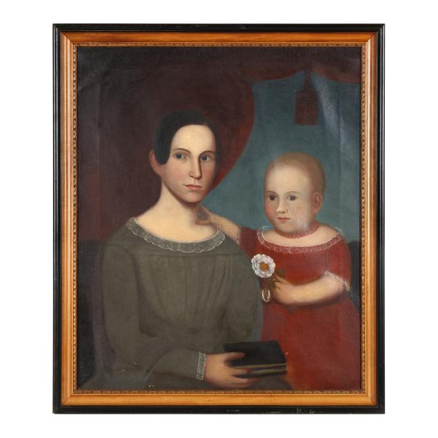 manner-of-zedekiah-belknap-american-1781-1858-portrait-of-a-mother-and-child