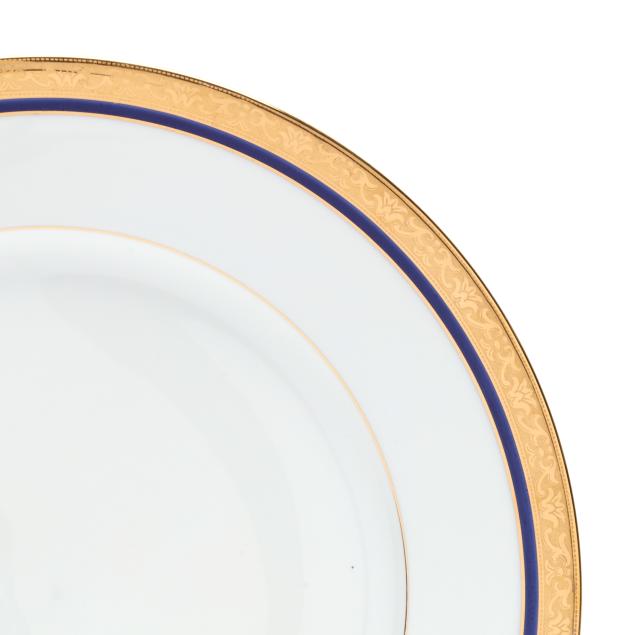 giraud-limoges-blue-and-gilt-tableware