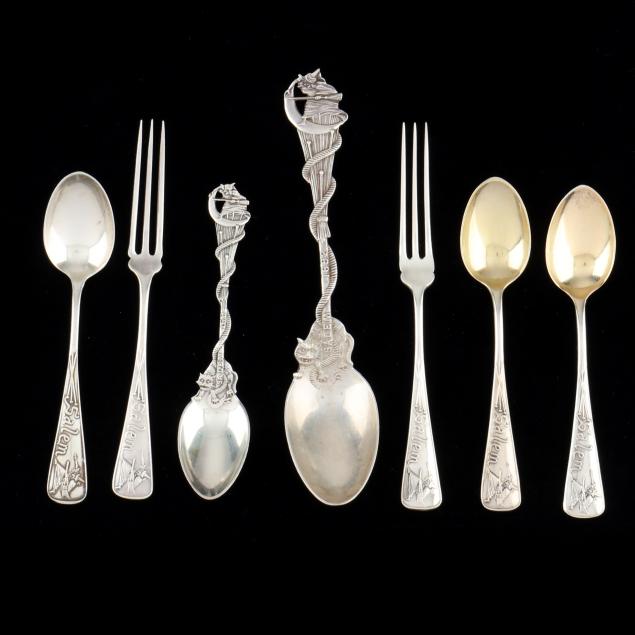 seven-sterling-silver-souvenir-flatware-salem-witches