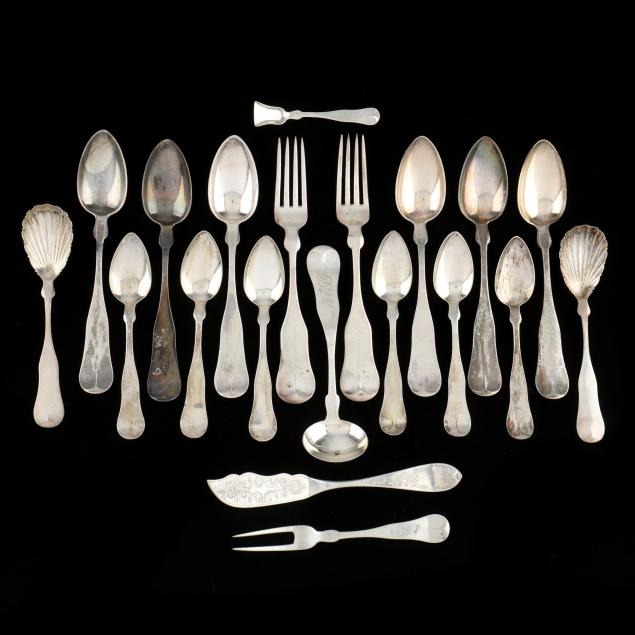 a-collection-of-20-massachusetts-related-coin-silver-flatware-articles