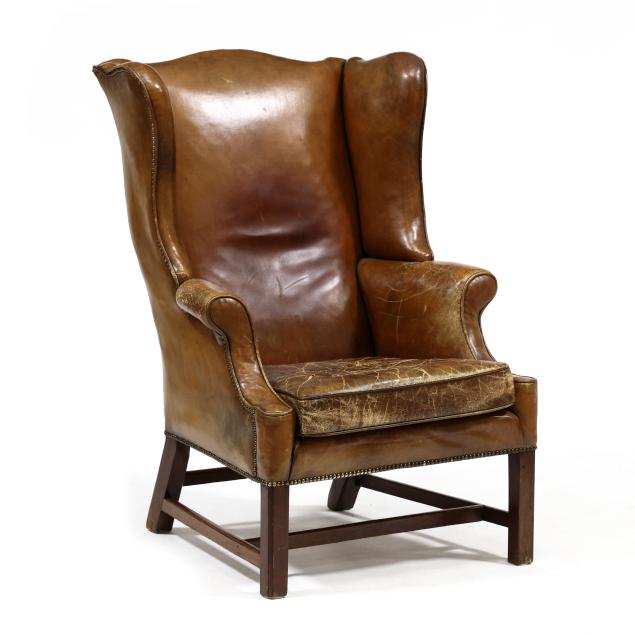 english-chippendale-leather-and-mahogany-easy-chair