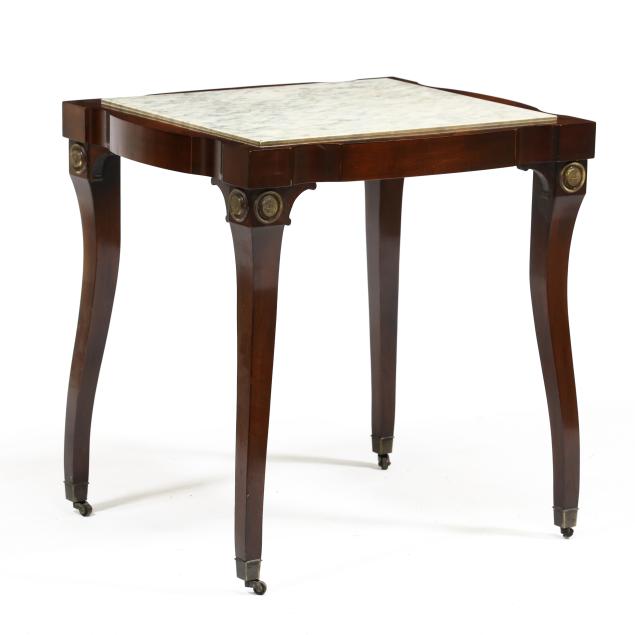 regency-style-marble-and-mahogany-side-table