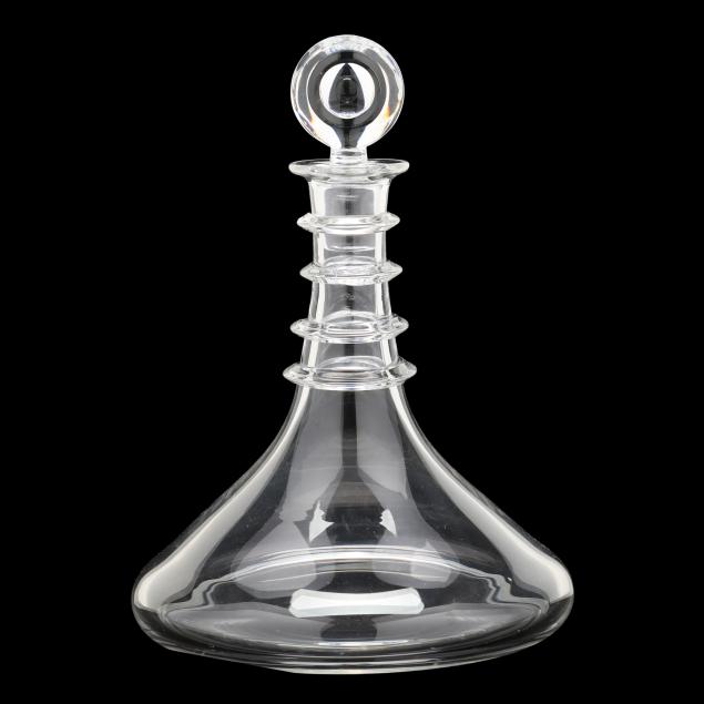 steuben-modernist-crystal-ship-s-decanter