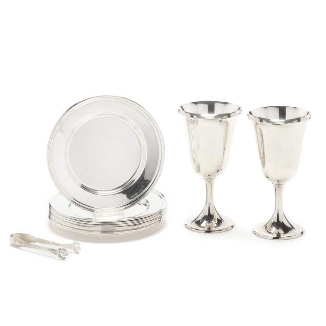 a-group-of-sterling-silver-tableware