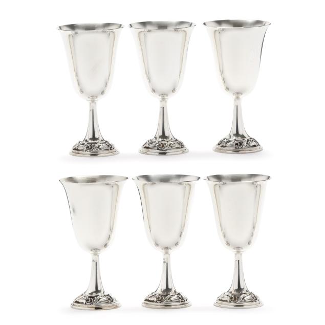 alphonse-la-paglia-for-international-silver-co-set-of-six-sterling-silver-goblets