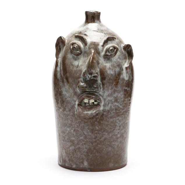 louis-brown-buncombe-county-nc-tall-face-jug