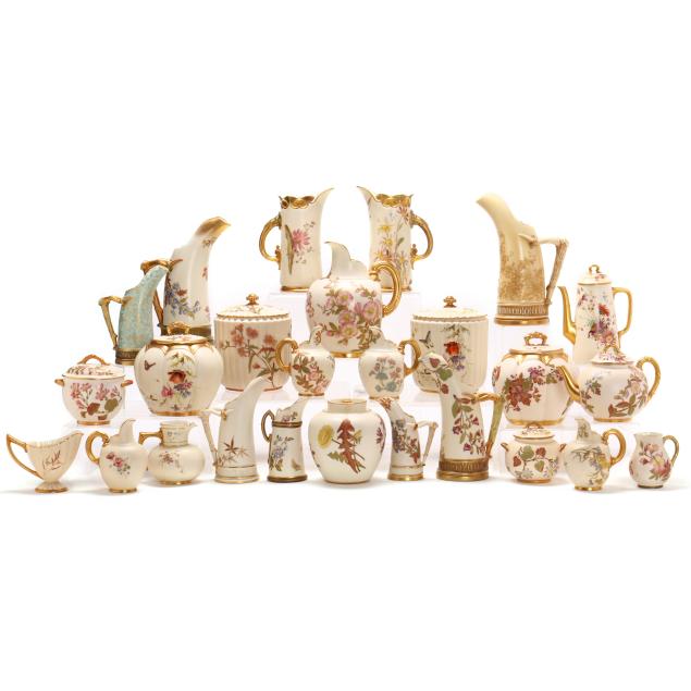 selection-of-royal-worcester-aesthetic-period-porcelain-tableware