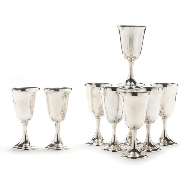 assembled-set-of-nine-sterling-silver-goblets