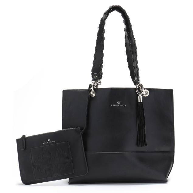 celine-dion-tote-bag-and-pochette-in-black