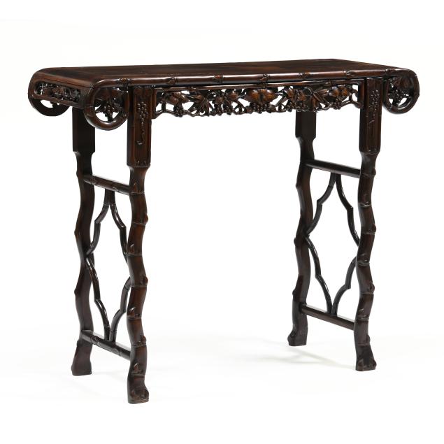 a-chinese-finely-carved-hardwood-trestle-leg-altar-table