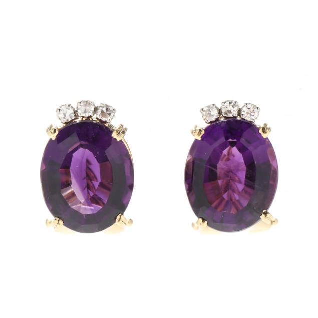 gold-amethyst-and-diamond-earrings