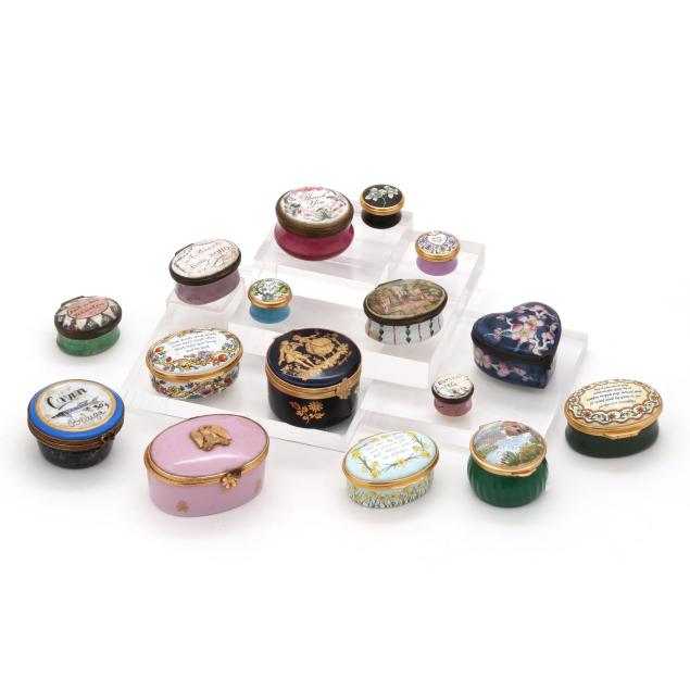 collection-of-sixteen-enameled-pill-boxes