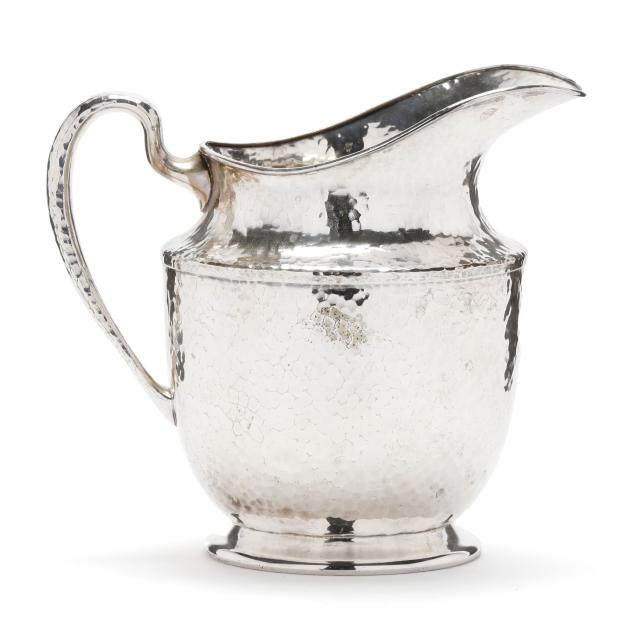 a-hand-hammered-silver-plated-water-pitcher-by-derby-silver-co