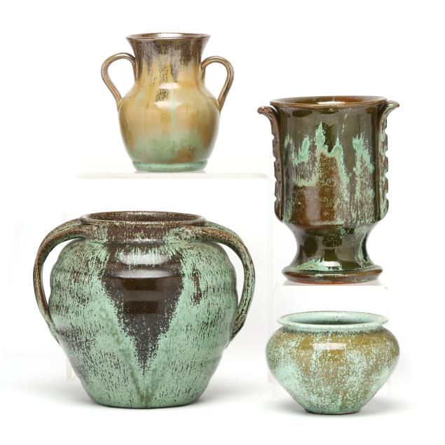 four-a-r-cole-pottery-vessels