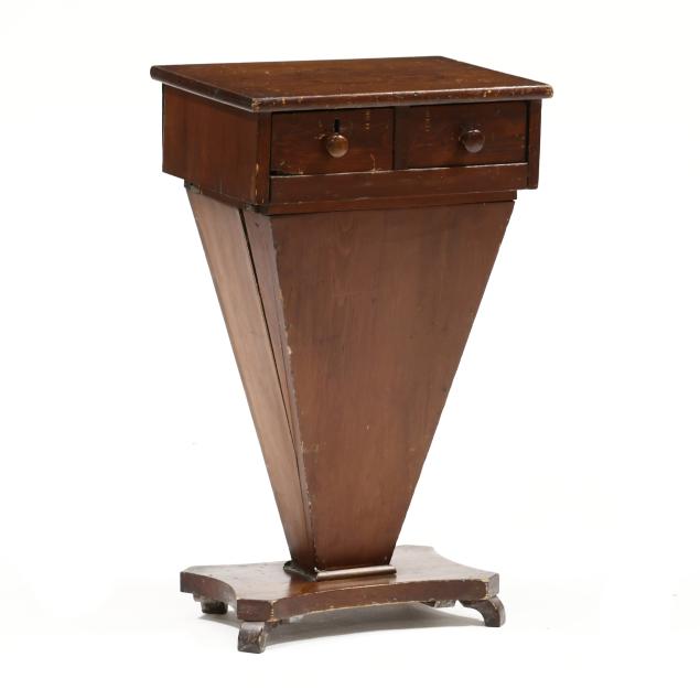 mid-atlantic-red-washed-sewing-table