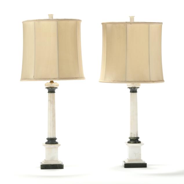 pair-of-neoclassical-style-carved-marble-columnar-table-lamps