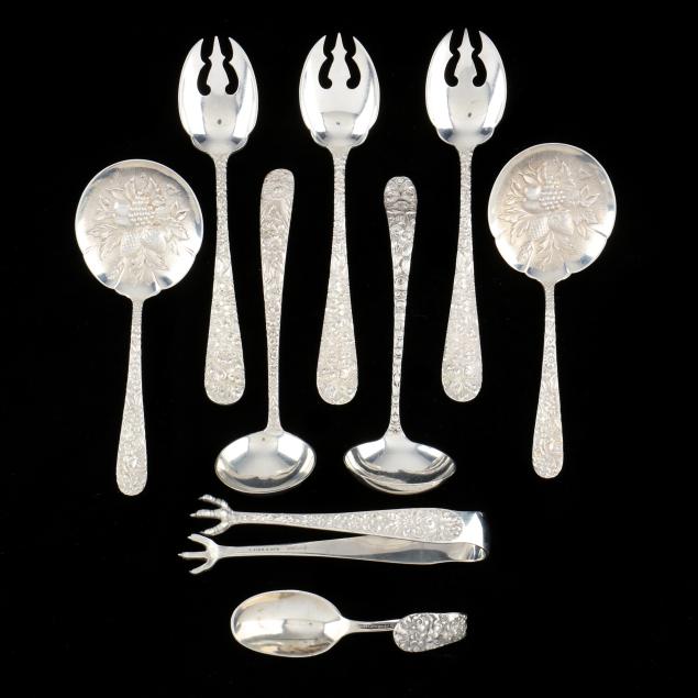 collection-of-i-repousse-i-sterling-silver-flatware