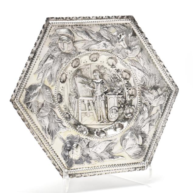 continental-silver-gilt-ornamental-plate-in-the-baroque-style